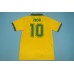 Brazil 1988 Home Yellow Soccer Jersey